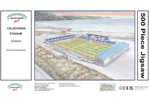Caledonian Stadium Fine Art Jigsaw Puzzle - Inverness Caledonian Thistle Caledonian Stadium Fine Art Jigsaw Puzzle - Inverness Caledonian Thistle